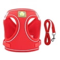 thumbnail image 1 of Pet Chest Harness Reflective Breathable Dog Chain Leash for Cats And Dogs Chest Strap Red XL, 1 of 6