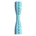 thumbnail image 1 of Pet Chew Toy TPR Molar Teeth Cleaning Toy – Hexagonal Design with Soft Protrusions, Washable for Small Dogs/Puppies/Cats (14.2*3.6cm) (Blue), 1 of 7