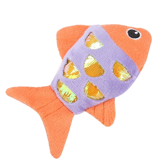 Wooden Gemstone Rattle Fish - Sensory Toy For Babies