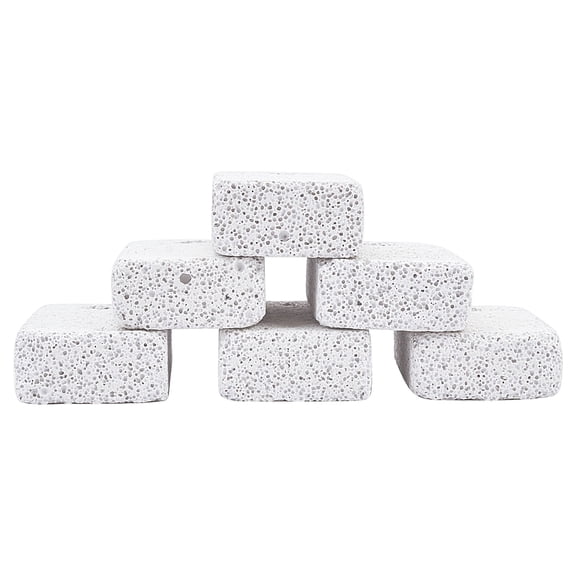 Pet Chewing Molar Block Toys 12pcs Rectangle Lava Block Chew Toy Molar Teeth Mineral Stone Chinchilla Teeth Grinding Molar Lava Block Stone DIY