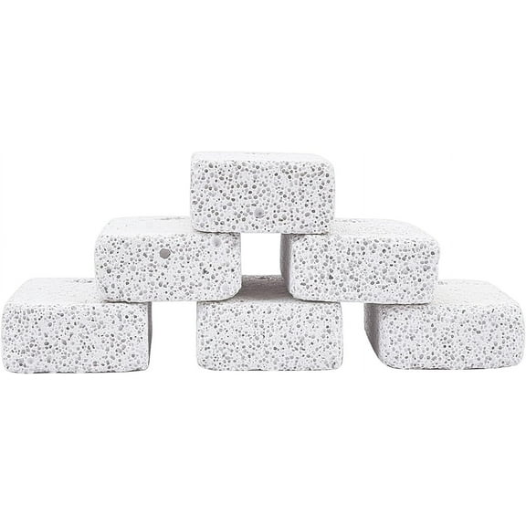 Pet Chewing Molar Block Toys 12pcs Rectangle Lava Block Chew Toy Molar Teeth Mineral Stone Chinchilla Teeth Grinding Molar Lava Block Stone Mixed Color