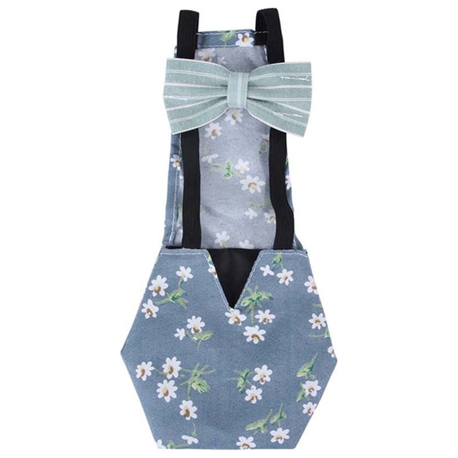 Pet Chicken Diapers With Bow Tie Reusable Washable Inner Layer For Geese Hen Stylish And