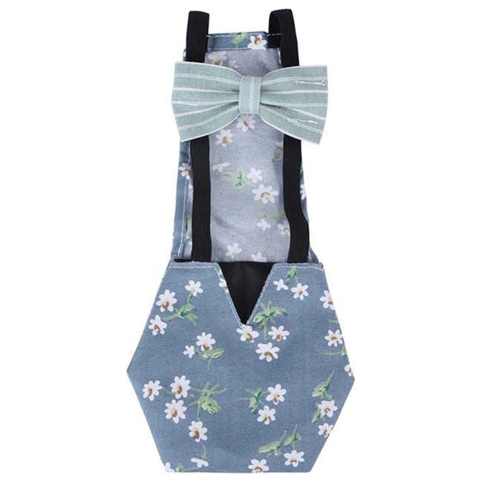 Pet Chicken Diapers With Bow Tie Reusable Washable Inner Layer For