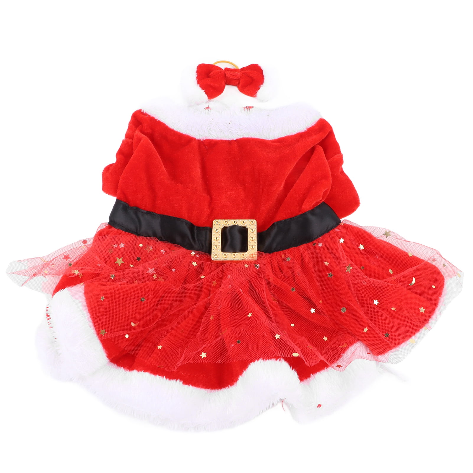 Pet Christmas Costume Fun Cute Father Christmas Dog Cat Christmas