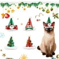 thumbnail image 1 of Pet Christmas Hat Xmas Tree Hat with Pompom And Bells Cats Glitter Santa Claus Hat with Adjustable Strap for Cats Dogs Holiday Parties Dress-up, 1 of 7
