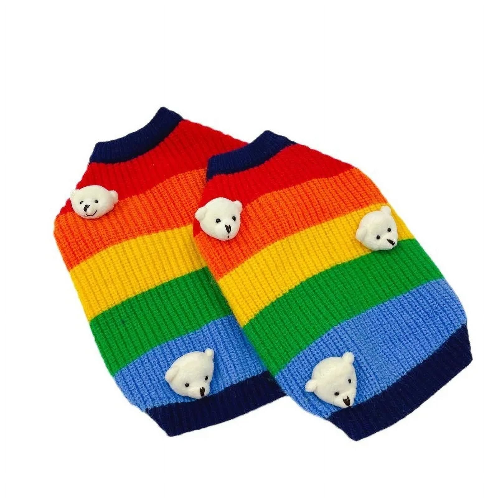 Customer Reviews For Pet Christmas Sweater New Rainbow Cute Crewneck customer-reviews-for-pet-christmas-sweater-new-rainbow-cute-crewneck