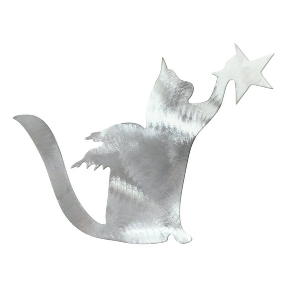 Pet Christmas Tree Topper Decoration, Metal Star Design, Handmade, Clip-On, for Dog Lovers