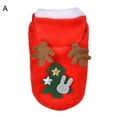 thumbnail image 1 of Pet Christmas and Halloween Costume | Festive Elk Hooded Coat for Dogs - Winter Cotton Apparel, 1 of 8