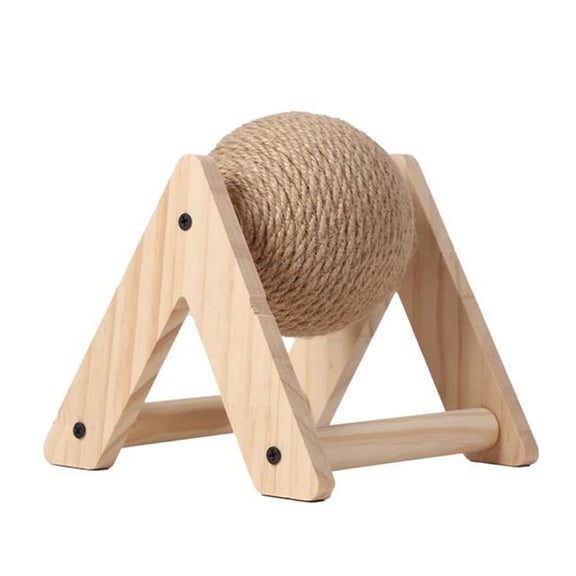Pet Grinding Toy for Small Pet Scratching Rolling Hamster Sisal Rope Health Training Toy