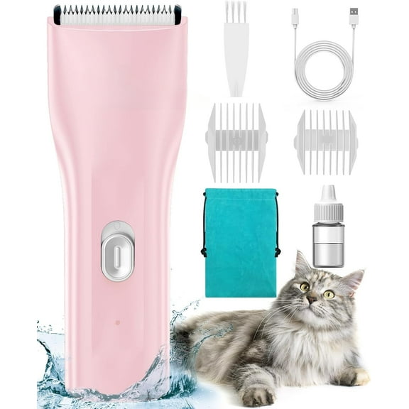 Pet Clipper for Cat Matted Hair, Pet Shaver for Cats Quiet Pet Hair Clippers Cordless Cat Clippers for Matted Hair Cat Clippers for Long Hair