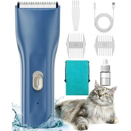 Oneisall LGL006 Cat Grooming Clippers Cordless Quiet Cat Clippers for Cat Matted Hair IPX7 Waterproof Small Pet Hair Clippers with 2 Guide Combs