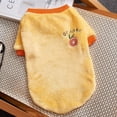 thumbnail image 1 of Pet Clothes Autumn And Winter Clothes Puppy Clothes Flannel Pet Clothes Cats Warmer Than Bear Dogs In Winter orange XL, 1 of 7