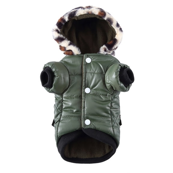 Pet Clothes • Cozy Winter Hoodie for Small Thick Knit Sweater Jacket for Tiny Breeds like Chihuahua Puppy Warm Coat for Cats and Dogs,20 cm,Green