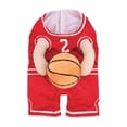 thumbnail image 1 of Pet Clothes Dog Basketball for Halloween Celebrations Featuring a Playful Dog Player Design with Basketball Accessories for Events, 1 of 7