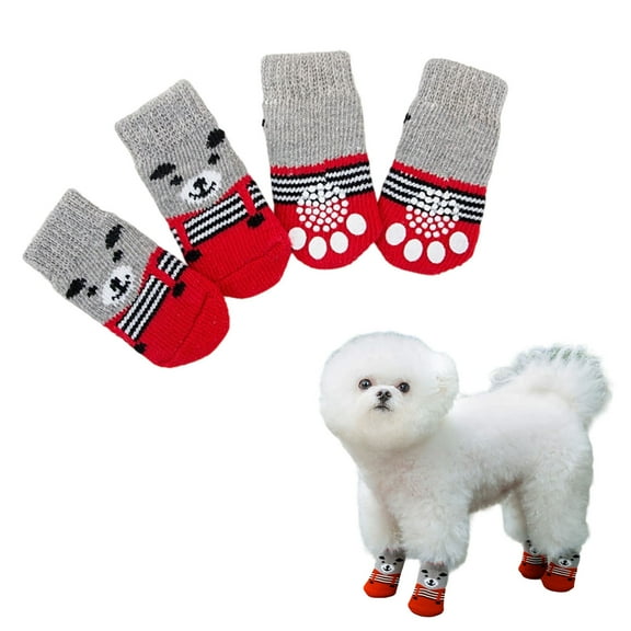 Pet Clothes Dog Cat Socks Warm Cozy Comfortable Breathable Protector For Small Medium Large Pet Clothes Birthday Gift For Pet Dog Cat 2.0" x 2.0"