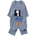 thumbnail image 1 of Pet Clothes, Dog Four-Legged Jumpsuit Pajamas Shirt Costume for Puppy Small Medium Dog (S, Grey), 1 of 4