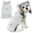 thumbnail image 1 of Pet Clothes Dog Jacket Coats for Small Dogs Lined Puppy Winter Clothing with Leash Ring Cold Weather Vest for Chihuahuas and Toy Poodles, 1 of 7