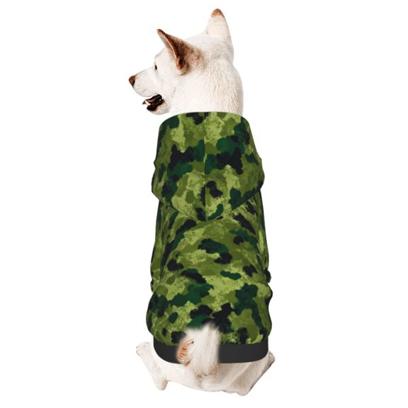 Pet Clothes Hoodies Camouflage Print Art Small Dog Sweatshirt Clothing Small