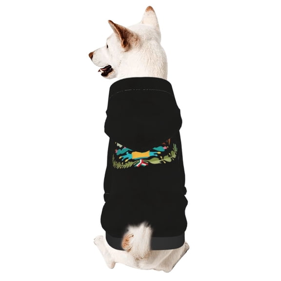 Pet Clothes Hoodies Mexico-Logo Small Dog Sweatshirt Clothing X-Small