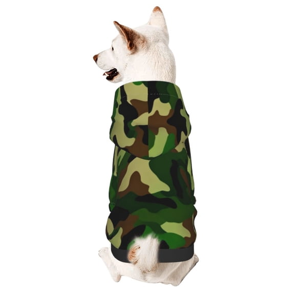Pet Clothes Hoodies Retro Camouflage Pattern Small Dog Sweatshirt Clothing Large