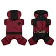 thumbnail image 1 of Pet Clothes Small Winter Coat With Hood 4 Legs Covered Winter Snowsuit Adjustable Warm Jacket For Small Dogs, 1 of 6