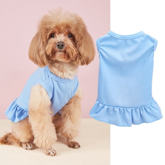 Pet Clothes Spring Summer Breathable Comfortable Cute Printed Apparel for Cats and Dogs