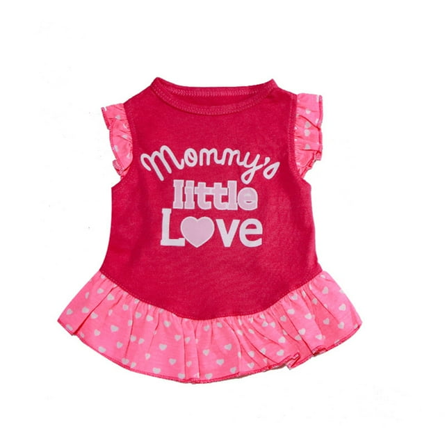 Pet Clothes Summer Pet Breathable Comfortable Clothes Cute Printed Pet