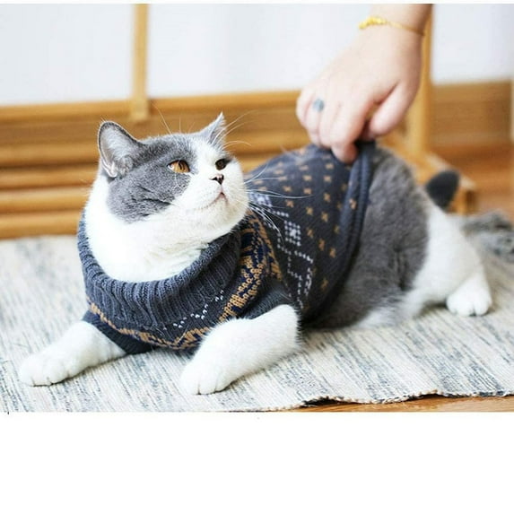 Pet Clothes Sweater Comfortable Acrylic Autumn Winter Warm Soft for Small Large Dogs Cats Cats Winter Knit Clothing