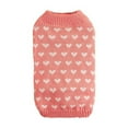 thumbnail image 1 of Pet Clothes Valentine’s Day Dog Cat Sweater for – Knit Red Valentine Outfit for Cats and Dogs | Cozy Holiday Sweater for Small to XXL, 1 of 8