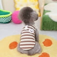 thumbnail image 1 of Pet Clothing Dog Clothing Pet Clothing Pet Skirt 24 Stripe Pull Loop Tank Top, 1 of 7