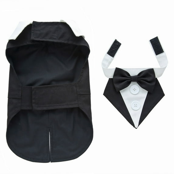 Pet Clothing Dog Dress Tuxedo Pet Clothing Dog Suit Outwear Homewear Clothes For Pets Dogs Cats Accessories L