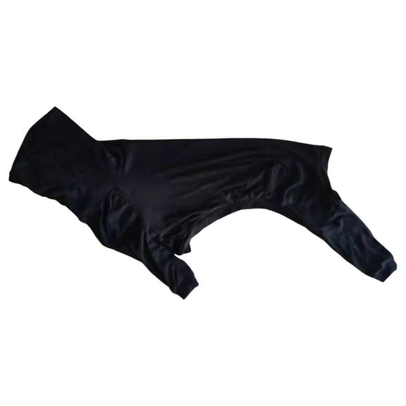 Pet Clothing Dog Quad Back Long Bib Close Fitting Hooded Solid Color Clothing XXXXXL