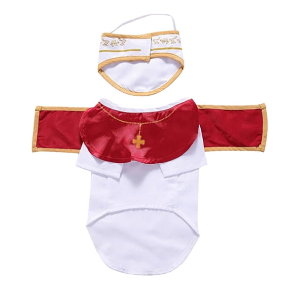 Pet Clothing Dog and Cat P Ope Outfit with Hat for Special Celebrations Festivals and Entertainment Events for Small