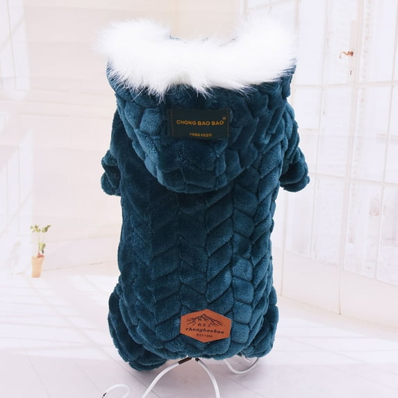 Pet Clothing Polyester Hoodied Sweatshirts Dog Clothes Medium Dog Dog Cat Clothes Warm Clothes for Dogs Large Plus Dog Warm Clothes Big Dog Plush Clothes for Pet Dog Cat Winter Clothes for Dogs G
