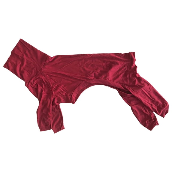 Pet Clothing for Dogs Quad Back Long Bib Solid Color Close-Fitting Garment for Everyday Comfort and Easy Wear