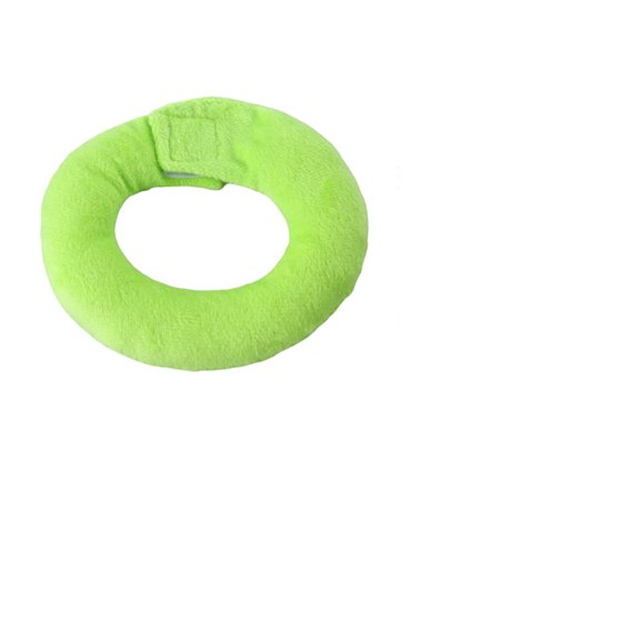 Pet Collar, Elizabethan Collar, Pet Cone, Soft Cone, Adjustable Plush Collar, Pet Recovery Protection, Rabbits Birds Pigs, Bite Blocking, Bright Green, 4inDiameter, 1 Pc