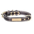 thumbnail image 1 of Pet Collar Engraving ID Tag Anti-Lost Faux Leather Adjustable Dog Necklace for Puppy, 1 of 8