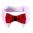 thumbnail image 1 of Pet Collar - Fastener Tape Comfortable Skin-touch - Chinese Style Adjustable Dress Up Cotton Polyester - Pet Cat Dog Bowknot Neckerchief Daily Collocation, 1 of 8