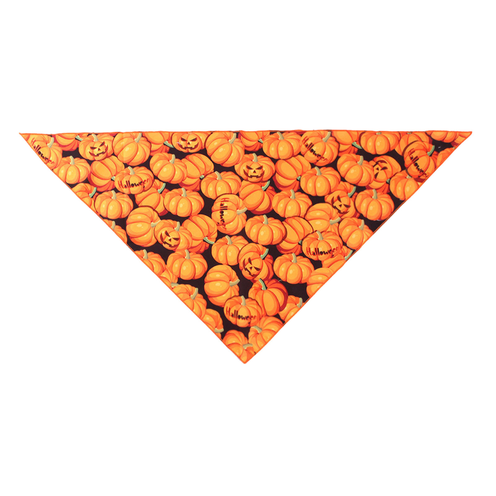 Pet Collar Triangle Scarf Dog Cat Pet Pumpkin Bat Star Moon Pattern