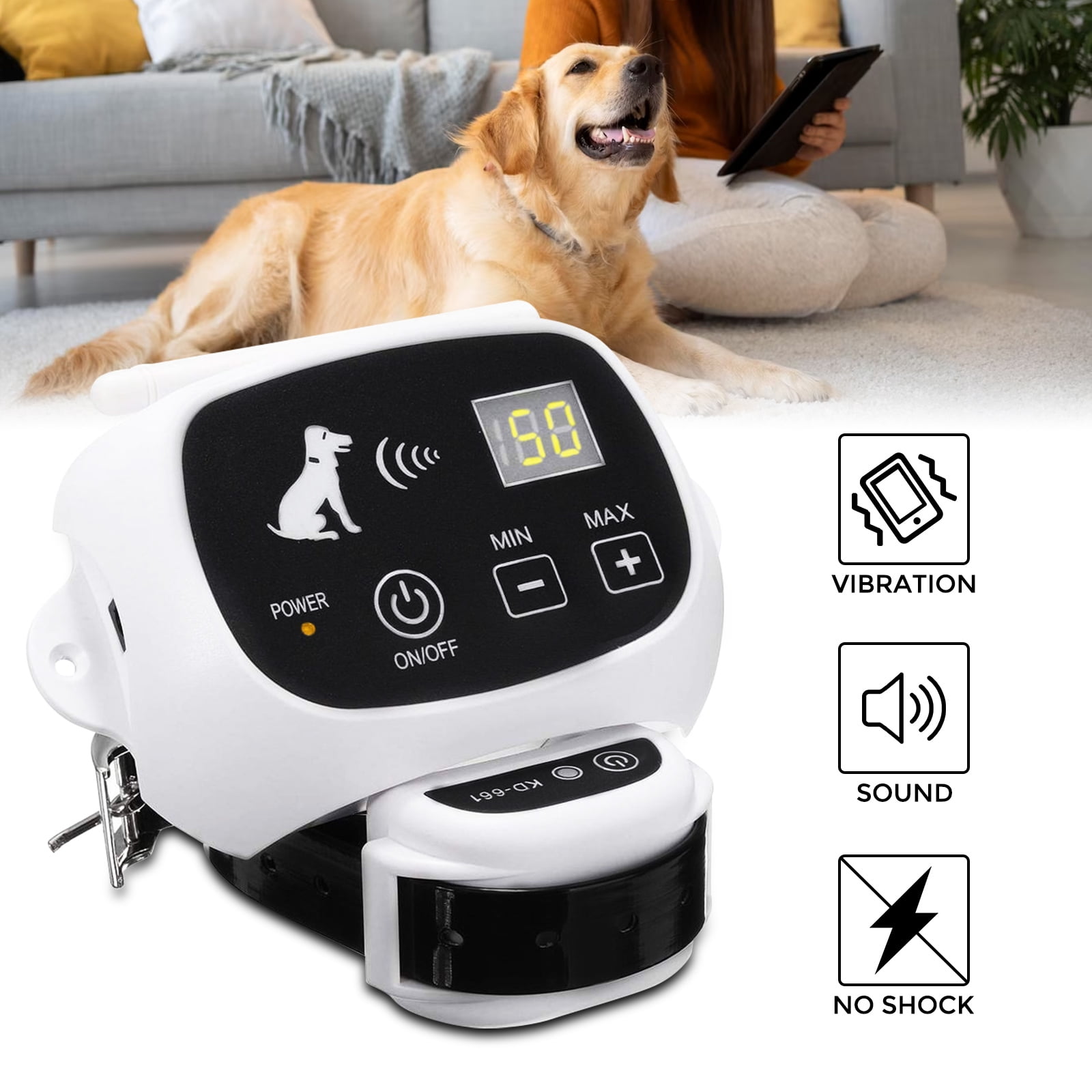 Pet Collar Wireless Electric Dog Fence Containment System Fencing 500M