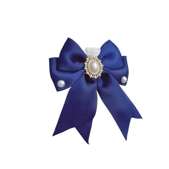 Pet Collar for Cats and Dogs, White Lace Wedding Bib with Bowknot, Xmas Blue for Wedding, Party, Daily Use