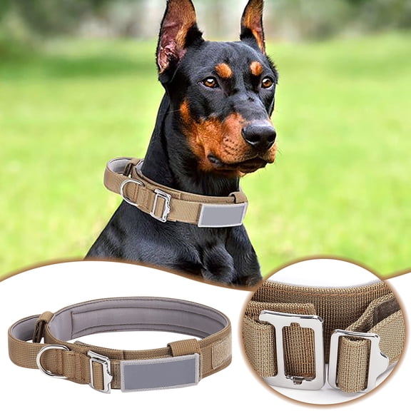 Product Category Pet Collars | Product Title Cursor Lightweight Explosion-Proof Dog Collar with Traction for Large Breed