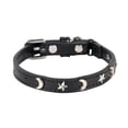 thumbnail image 1 of Pet Collars for Cats – Adjustable Buckle Cat Collar with Elastic Band and Star Moon Suitable for Small to Large Cats 8-12 Inch Length Pet Classification- Pet Collars, 10.87 in, Black, 1 of 9