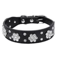 thumbnail image 1 of Pet Collars - Cute Flower Rhinestone Studded Dog Collar with Bling Bling Shine for Small and Medium Dogs, 1 of 3
