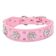 thumbnail image 1 of Pet Collars - Cute Flower Rhinestone Studded Dog Collar with Bling Bling Shine for Small and Medium Dogs, 1 of 3