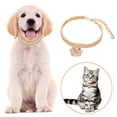 thumbnail image 1 of Pet Collars Dog Rhinestone Necklace with Three Footprint Design in Adjustable Sizes for Boys and Girls, 1 of 3