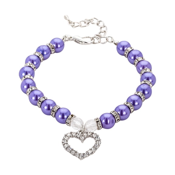 Pet Collars Pearls And Adjustable Dog Chain For Cats And Dogs