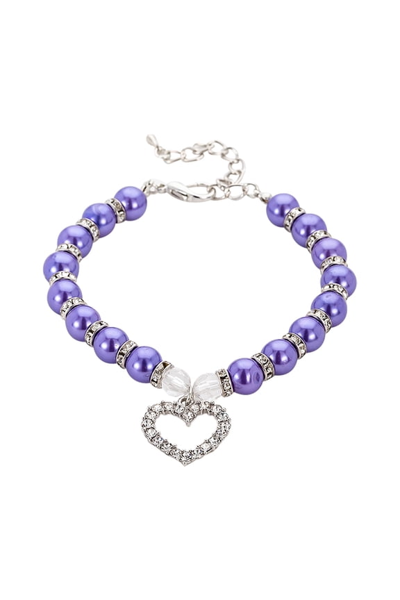 Pet Collars Pearls And Adjustable Dog Chain For Cats And Dogs