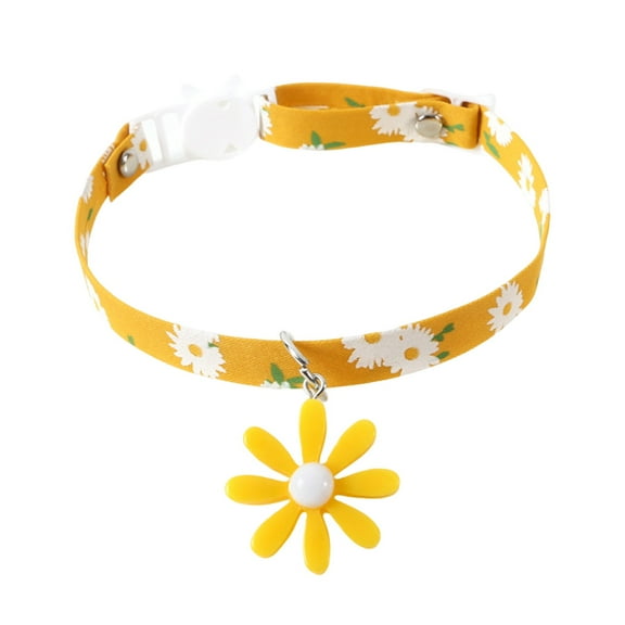 Pet Collars Product Title Adorable Flower Fruit Solid Color Bow Collar for Cats and Dogs Handmade Safe Nylon Adjustable Pet Accessory with Cute Design