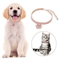 thumbnail image 1 of Pet Collars Product Title Three Rhinestone Dog Necklace with Footprint Design Adjustable Sizes for Boy and Girl Dogs Suitable for Small Medium and Large, 1 of 4